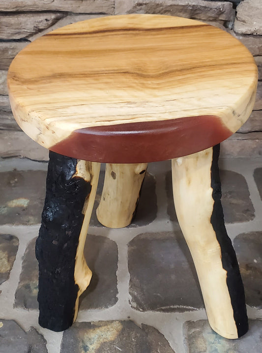 Aspen and Brown Stool