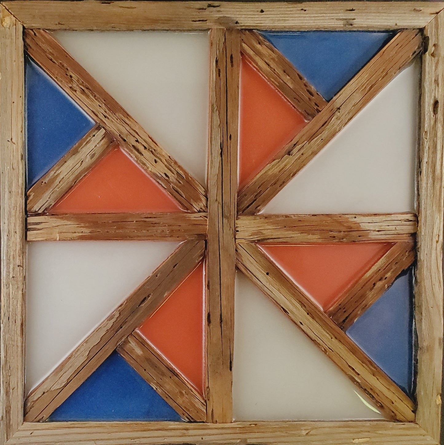 USA Barn quilt square